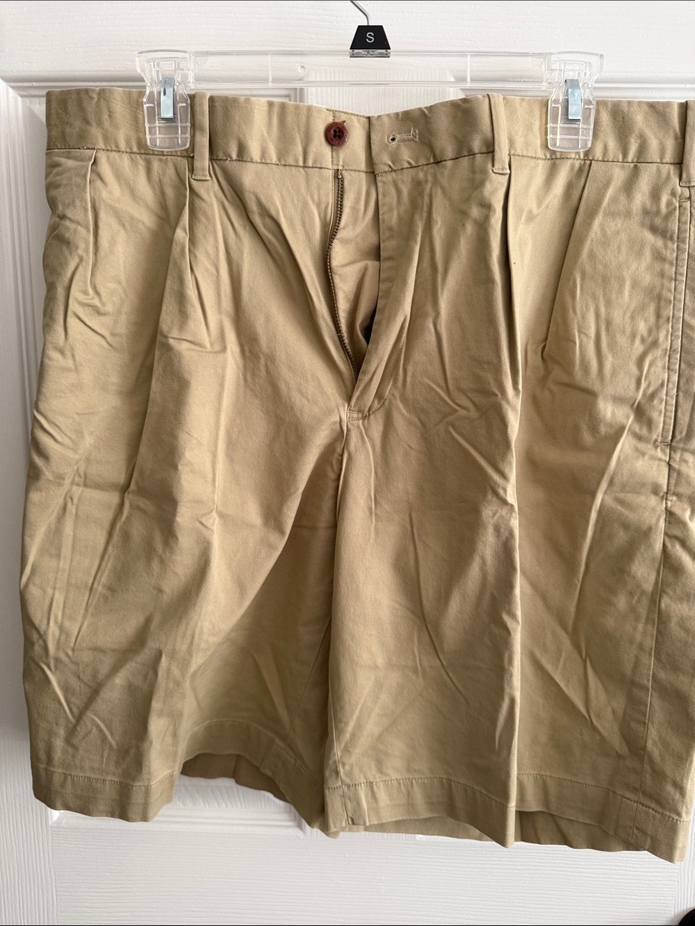 Polo by Ralph Lauren Tan Flat-Front Men's Shorts
